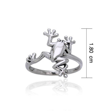 Frog Sterling Silver Ring TRI391 - Jewelry